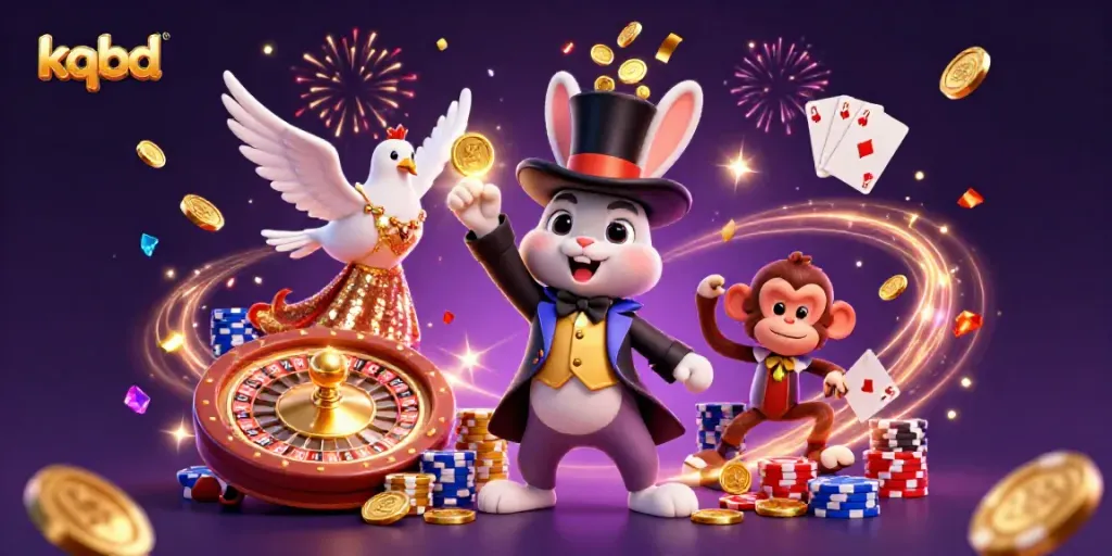 Engage in thrilling moments with kqbd as magical characters create a dynamic gaming scene filled with excitement.