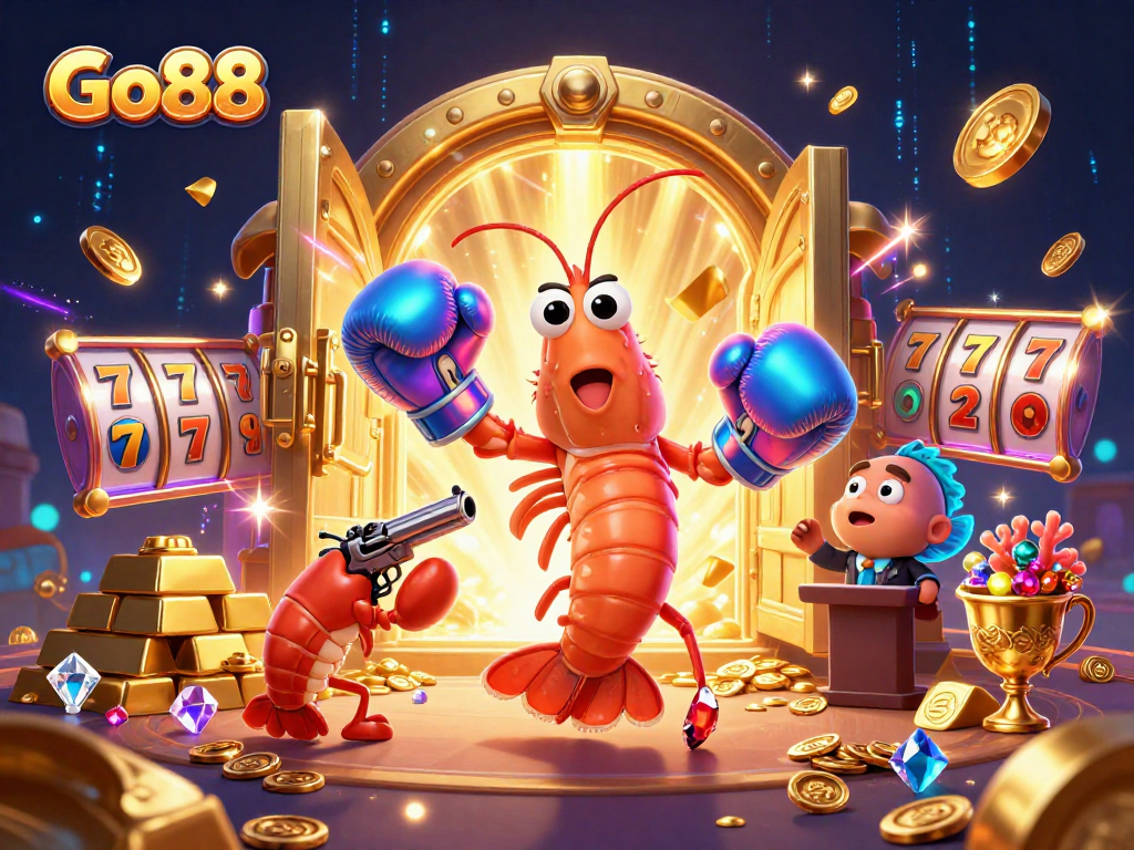 Experience the thrill of winning with Go88’s exciting slot games featuring vibrant characters and treasures.