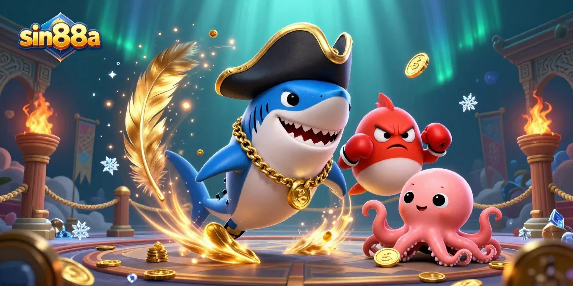 Experience thrilling wins at sin88a with our animated pirate casino scene featuring adventure and rewards.